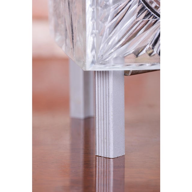 Maker: Kamenický Šenov Socket: E27 This exquisite and cleanly shaped table lamp dates from the 1950s in Czechoslovakia and...