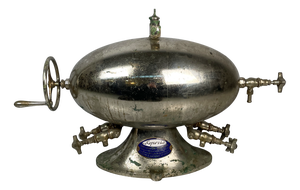 Vintage Italian Steel Soda Water Dispenser by Esperia, 1930s