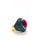 Contemporary Bochic “Orient” Vintage Ruby & Blue Sapphire Ring Set In 18 K Gold & Silver For Sale - Image 3 of 12