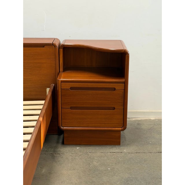 Vintage Danish Teak California King Bed For Sale - Image 15 of 18