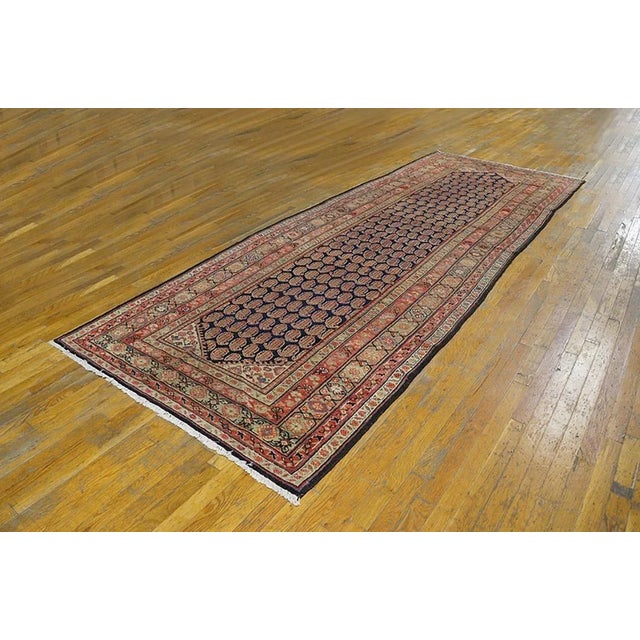 19th Century Persian Malayer Carpet ( 4'6" x 12' - 137 x 366 ) For Sale - Image 4 of 9