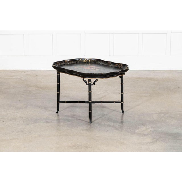 Chinoiserie Tray Table from Jennens & Bettridge, 1890s For Sale - Image 15 of 17
