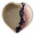 Vintage Heart Shaped Studio Pottery Bowl For Sale