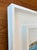 Abstract Sarah Trundle, Contemporary Framed Abstract Landscape/ Seascape Painting, "Vista in Blue, 2" For Sale - Image 3 of 3