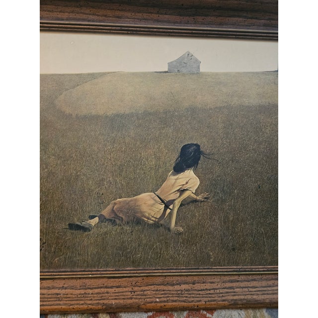 framed reproduction of the 1948 masterpiece Christina's World by American artist Andrew Wyeth
