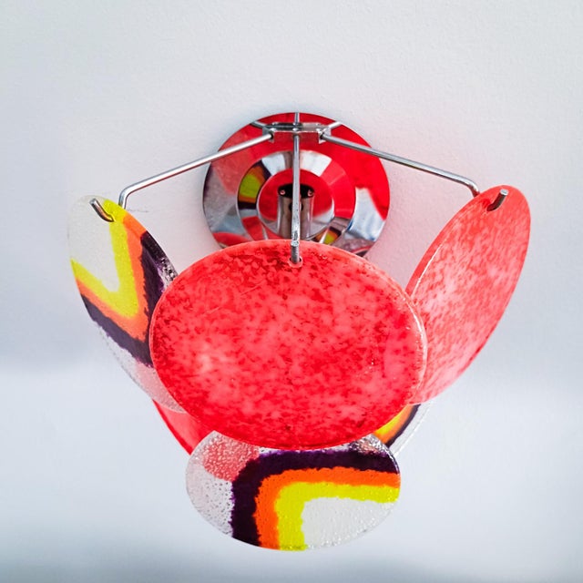 Vintage Italian Sconces by Targetti Sankey, 1970s, Set of 4 For Sale - Image 4 of 12