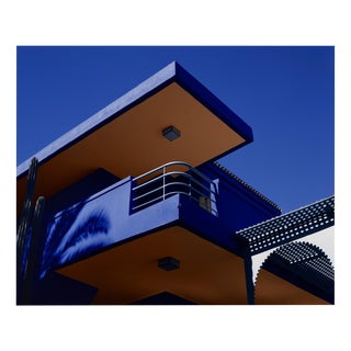 Jardin Majorelle - Morocco Analogue Color Architecture Photography 2022 For Sale