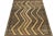 Tribal 1950s Vintage Gabbeh Rug in Gray and Beige-Brown Chevron Patterns For Sale - Image 3 of 6