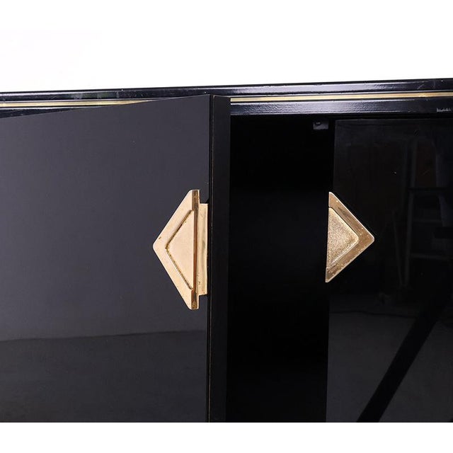 Black Lacquered Cabinets by Pierre Vandel, 1970s, Set of 2 For Sale - Image 11 of 18
