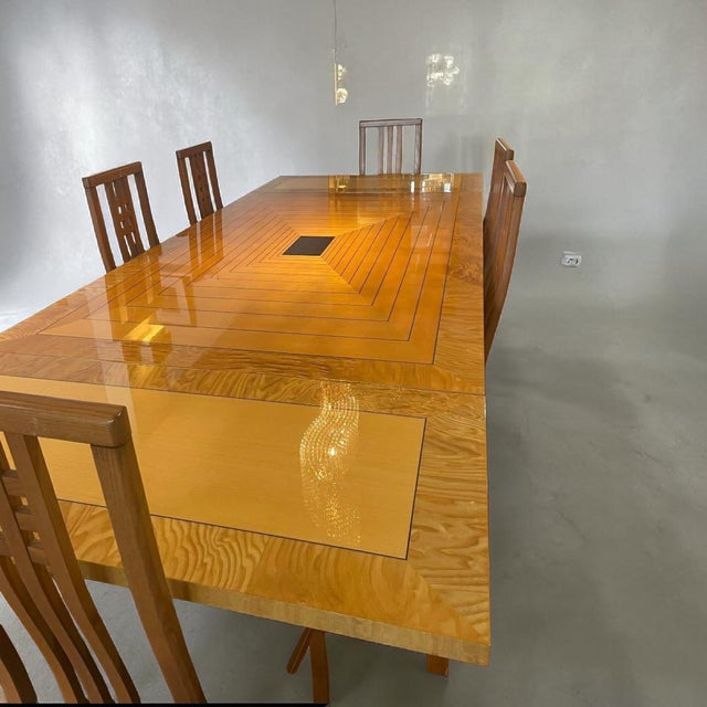 Stunning dining table by Giorgio Collection, made in Italy c. 1990s. Founded in 1956, the Giorgio Collection is...