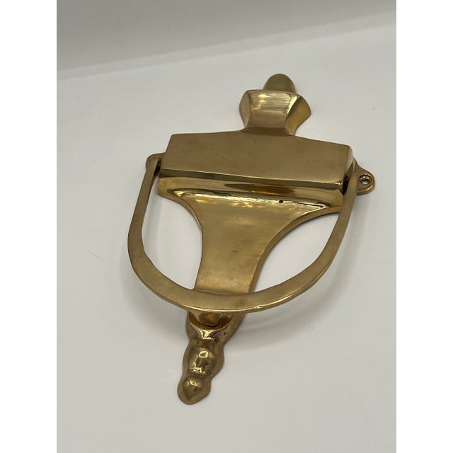 Victorian Gold Door Knocker For Sale - Image 9 of 12