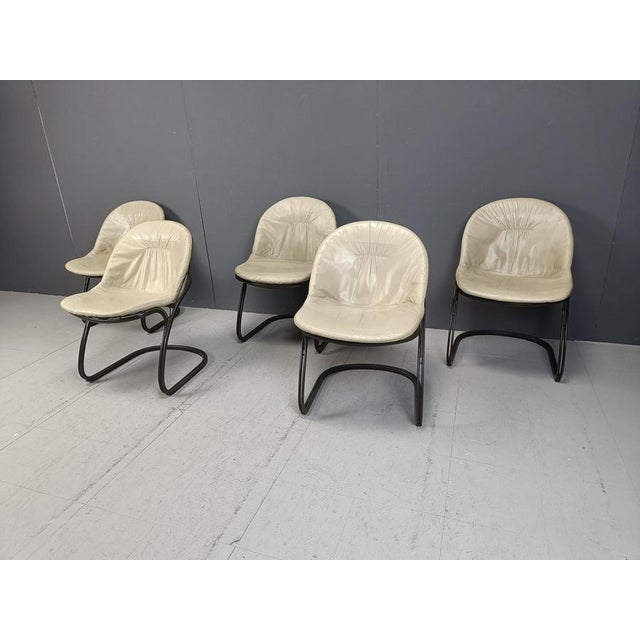Pascale Dining Chairs by Gastone Rinaldi, 1970s, Set of 5 For Sale - Image 6 of 12