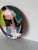 1980s Lois Barton Hand-Painted Figurative Modernist Art Ceramic Decorative Plate For Sale - Image 10 of 12