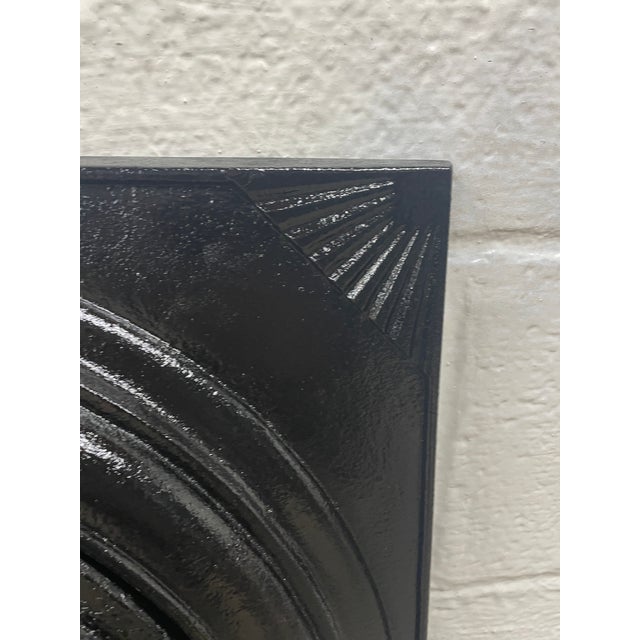 Late 18th Century 21" W X 27"h Decorative Cast Iron Fireplace Surround and Wagon Wheel Insert For Sale - Image 4 of 5