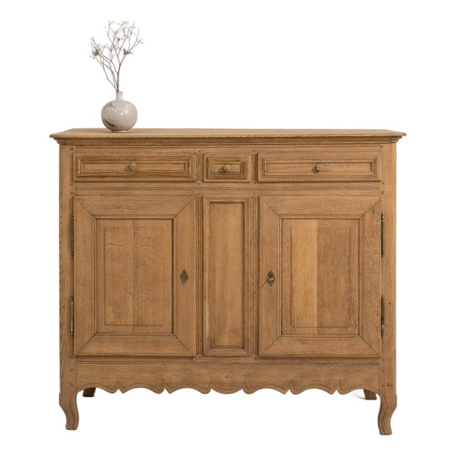 Oak Louis XV Buffet, Rococo Style, France, 19th Century For Sale