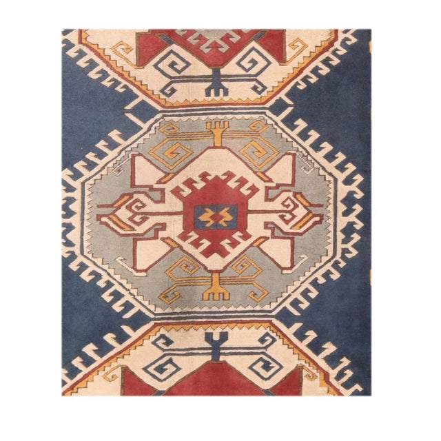 Vintage Kazak Rug 7'4'' x 9'2''.