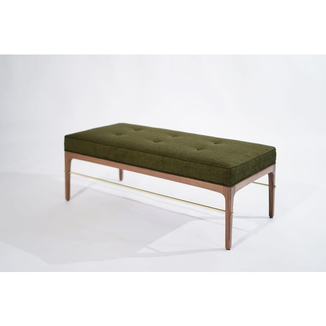Not Yet Made - Made To Order Linear Bench in Natural Walnut Series 48 by Stamford Modern For Sale - Image 5 of 18