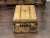 French 1930s Lavolaille Pine Trunk with Maker's Label and Monogram For Sale - Image 10 of 12