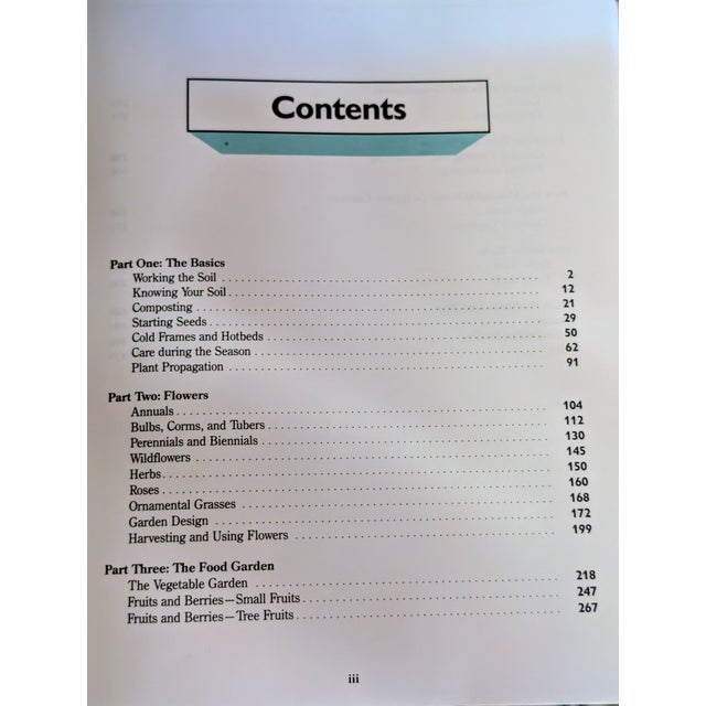 Mid-Century Modern Rodale's Illustrated Encyclopedia of Gardening and Landscaping Techniques (Hardcover, 1990) For Sale - Image 3 of 4