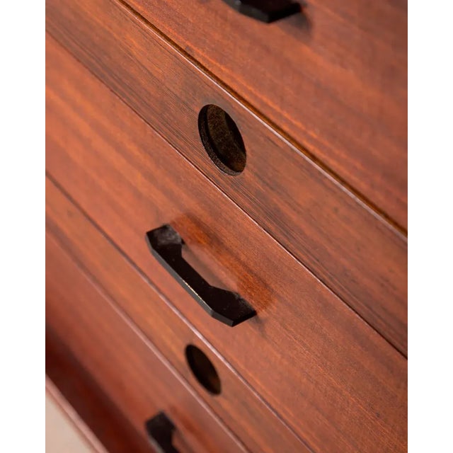 Brown Vintage Sideboard in Teak from Barovero, 1960s For Sale - Image 8 of 11