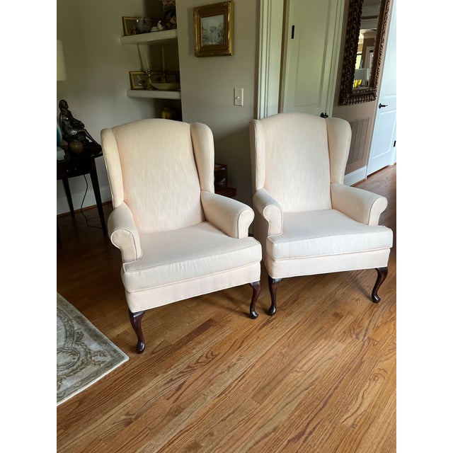 Pair of Paul Robert Wingback Chairs For Sale In Birmingham - Image 6 of 11