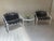 1960s Attributed to Brown Jordan Kantan Outdoor 3 - Piece Lounge Set W / Lounge Chairs & Side Table For Sale In Los Angeles - Image 6 of 6