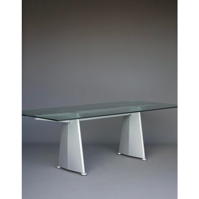 Mid-Century Modern Trapèze Dining Table by Jean Prouvé for Tecta, 1980s For Sale - Image 3 of 18