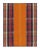 Orange 1950s Vintage Persian Kilim in Orange & Multicolor Stripes, Panel Style by Rug & Kilim For Sale - Image 8 of 8