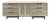 1960s Asian Influenced Ivory American of Martinsville Mid-Century Modern Dresser in Hollywood Regency Style For Sale