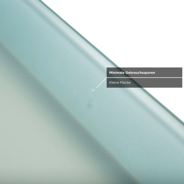 Glass Atavola Glass Satin Dining Table Silver from B&B Italia / C&B Italia For Sale - Image 7 of 12