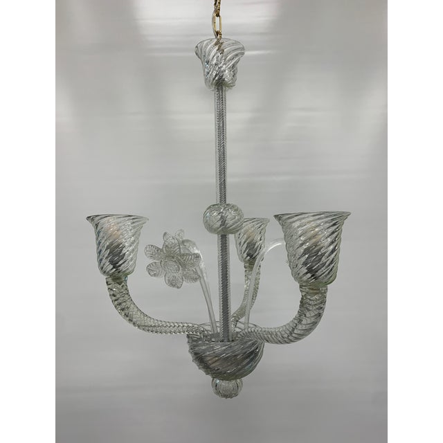 Murano Glass Chandelier from Seguso, 1960s For Sale - Image 3 of 7
