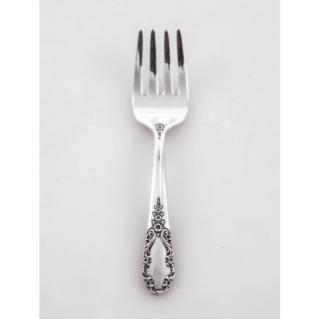 Mid-Century Modern Bridal Veil Sterling Baby Set - A Pair For Sale - Image 3 of 6