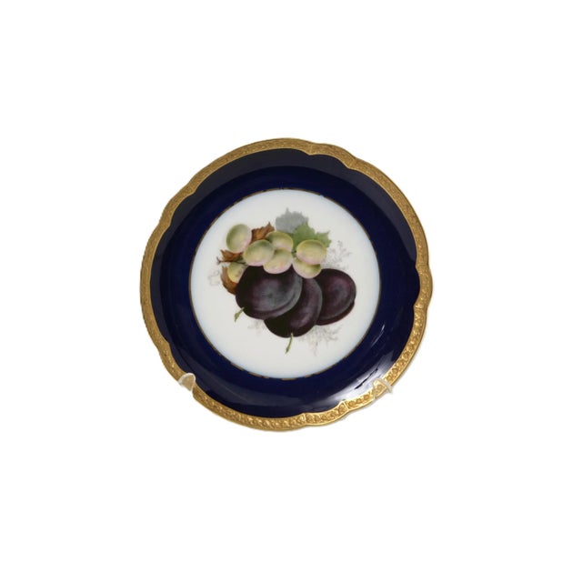 Victorian Antique Rosenthal Fruit Plates, Germany - Set of 3 For Sale - Image 3 of 6