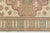 Vintage Turkish Medallion Rug, Hand-Knotted Wool, Dusty Pink and Cream For Sale - Image 9 of 10
