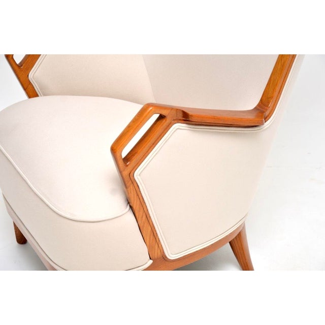 Wood Vintage Swedish Elm Armchair, 1960s For Sale - Image 7 of 11