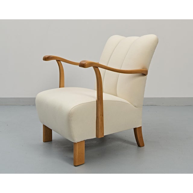 Sofa and Armchairs by Jindrich Halabala, 1930s, Set of 3 For Sale - Image 6 of 18