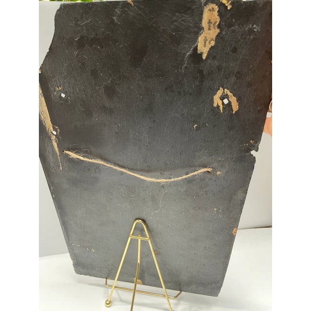 American 1970s Mallard Duck Painting on Slate For Sale - Image 3 of 6