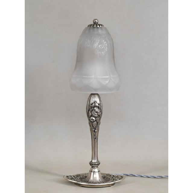 Art Deco 1930s French Art Deco Lamp by Lorrain Daum - France For Sale - Image 3 of 14