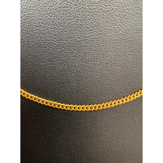 24 Karat Pure Gold Hand Made Yellow Gold Chain Necklace, 8 Gm, 16 Inch For Sale In New York - Image 6 of 8