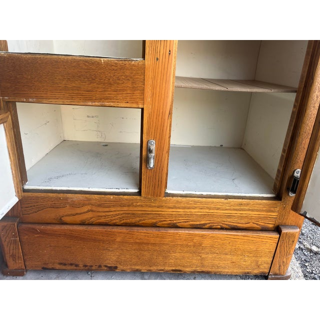 Wood 1970s Vintage Ice Cabinet For Sale - Image 7 of 10