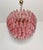 1990s Pink Alabaster Murano Glass Poliedri Chandelier, 1990s For Sale - Image 5 of 18