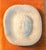 Antique 19th century Italian Grand Tour carved white marble shallow vide poche dish or paperweight. Decorated with a...