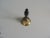 Vintage Brass and Wood Table Bell Size: 3.5"D x 6.5"H
