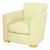 John Hutton for Donghia "Noble" Leather Armchair For Sale