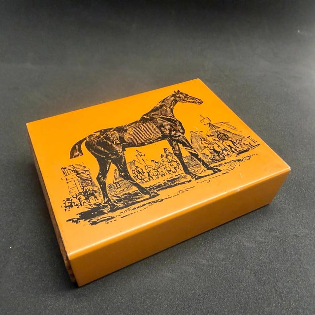 1960 Mid-Century Modern Metal and Wood Italian Box For Sale - Image 9 of 9
