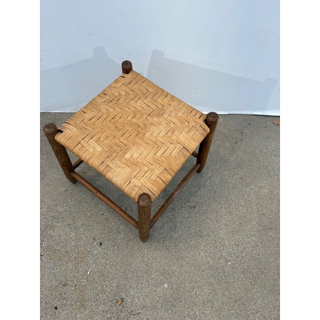 Late 19th Century Rush Seat Stool For Sale - Image 5 of 5