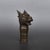 Chinese Vintage Pure Silver Dragon Head Cane Handle - Zodiac Walking Stick Topper For Sale - Image 3 of 9
