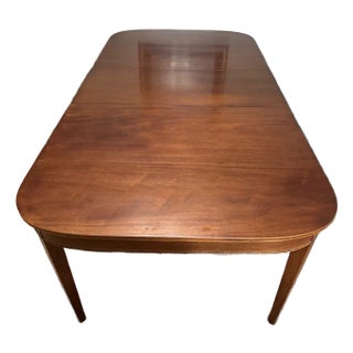 Pottast Antique Mahogany Table -2 Large Table Extensions For Sale