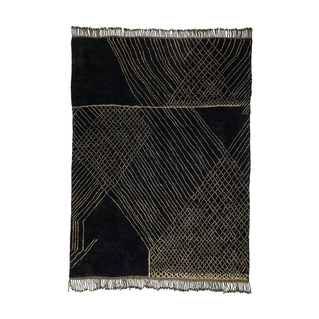 Hand-Knotted Wool Rug by Azele Studio For Sale - Image 10 of 10