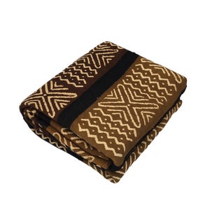 Superb Bogolan Mali Mud Cloth Textile 48" by 56" For Sale